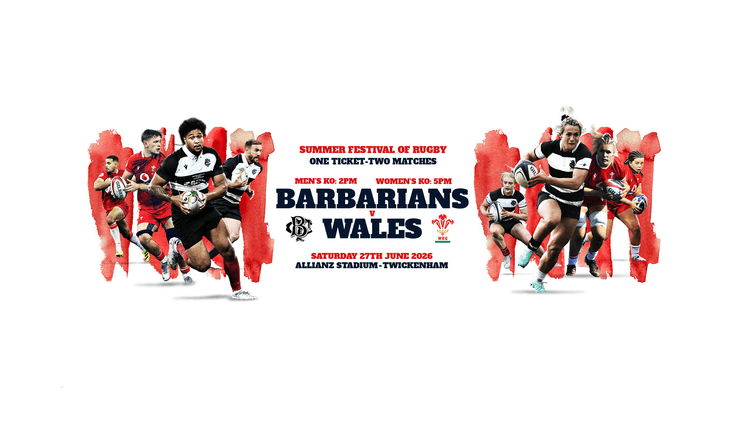 Les Barbarians contre le Pays de Galles et les Barbarians féminines contre les Pays de Galles féminines